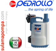 PEDROLLO TOP 2-GM 0.5,HP GİZLİ FLATÖRLÜ PLASTİK GÖVDELİ DALGIÇ POMPA