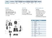 Momentum PKS-400DS  400W 220V Plastik Gövdeli Sıfırdan Emişli Deniz Suyu / Temiz Su Drenaj Dalgıç Pompa