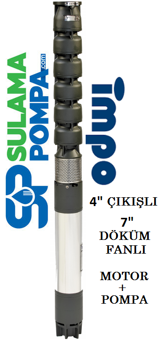 S 775/08 - 60 HP 4'' ÇIKIŞLI 7'' DÖKÜM FANLI DALGIÇ POMPA