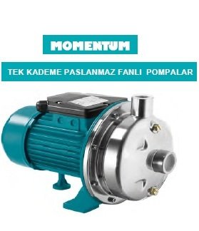 Momentum Pms200/1.85   2.4hp 380v Paslanmaz Tek Fanlı  Santrifüj Pompa