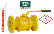 E.T.M YUSAL PN16 25 DN32 TAM GEÇİŞLİ UZUN TİP KÜRESEL DOĞALGAZ VANASI