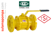 E.T.M YUSAL PN16 25 DN40 TAM GEÇİŞLİ UZUN TİP KÜRESEL DOĞALGAZ VANASI