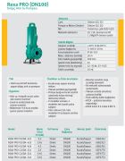 Wilo REXA PRO C10DA-518  3.45kW 380V  Foseptik Pis Atık Su Dalgıç Pompa - DN100