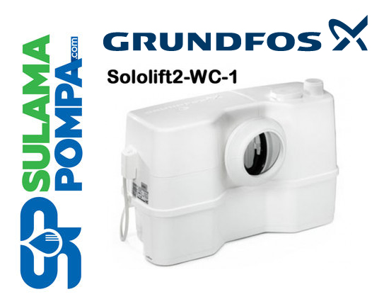 GRUNDFOS SOLOLIFT2 WC-1 620W KLOZET ARKASI WC ÖĞÜTÜCÜ (WC + LAVABO)-97775314