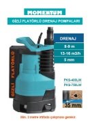 MOMENTUM PKS-400LW -400W-220V- PLASTİK GÖVDELİ İÇTEN FLATÖRLÜ TEMİZ/KİRLİ SU DALGIÇ DRENAJ POMPASI (SENSÖRLÜ)