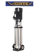 Vortex VS 10-12  5.5Hp 380V Komple Paslanmaz Çelik Dik Milli Kademeli İnline Pompa - AISI 304 S/S