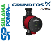 GRUNDFOS ALPHA2 25-40 130mm GİRİŞ-ÇIKIŞ 11/2'' FREKANS KONVERTÖRLÜ SİRKÜLASYON POMPASI-99411143