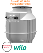 Wilo DrainLift WS 50D/Rexa UNI V06/15  2x1.5kW 380V  Çift Pompalı Parçalayıcı Bıçaklı Foseptik Tahliye Pompa İstasyonu (400 Litre Tank Hacmi)