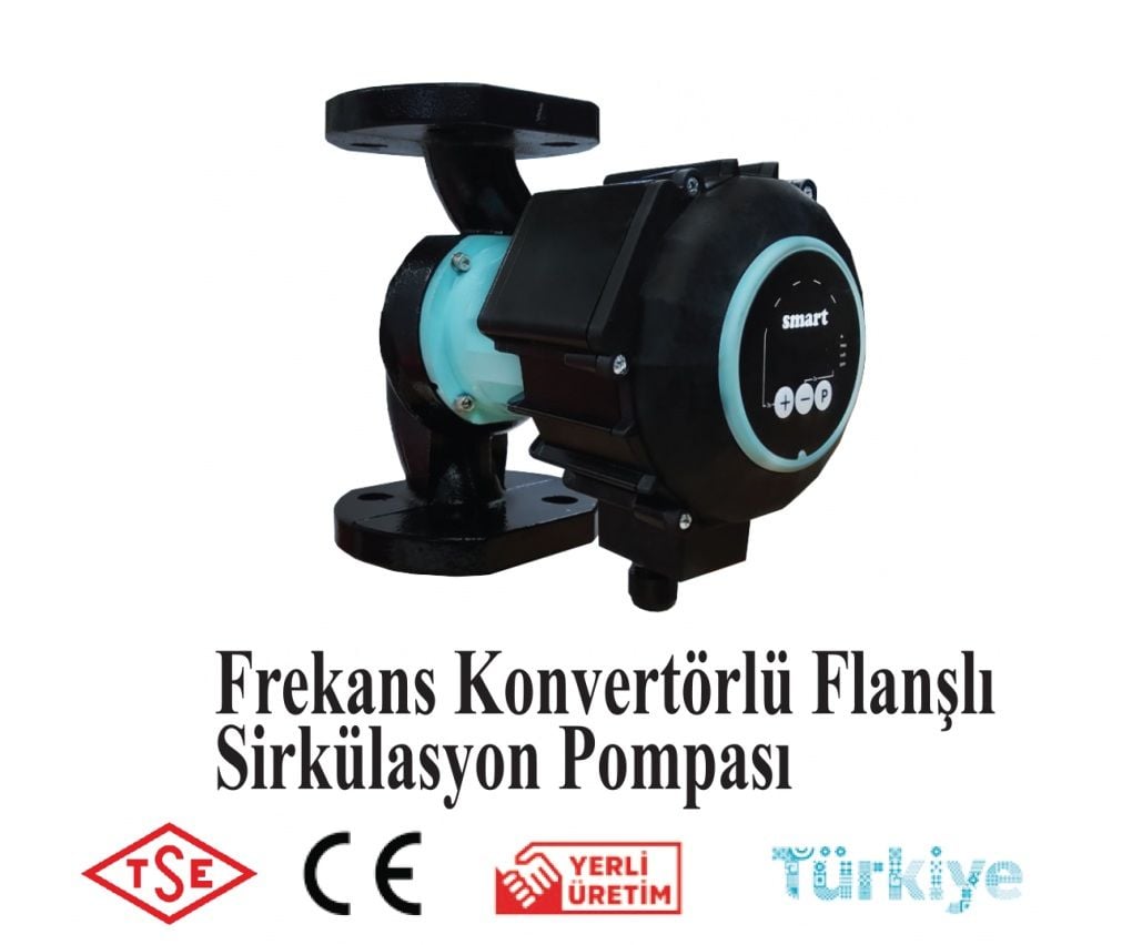 SMART SPM 40/12 250 F eco inv DN40 FREKANS KONTROLLÜ FLANŞLI ECO DESIGN SİRKÜLASYON POMPASI