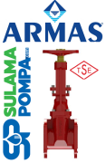 ARMAŞ PN16 DN200 NRS YÜKSELMEYEN MİLLİ ELASTOMER YATAKLI YANGIN  VANALARI