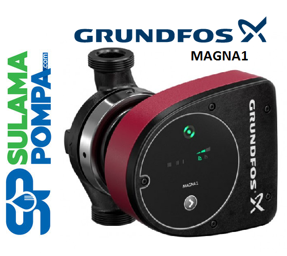 GRUNDFOS MAGNA1 25-100 180mm GİRİŞ-ÇIKIŞ 11/2'' FREKANS KONVERTÖRLÜ SİRKÜLASYON POMPASI-99221214