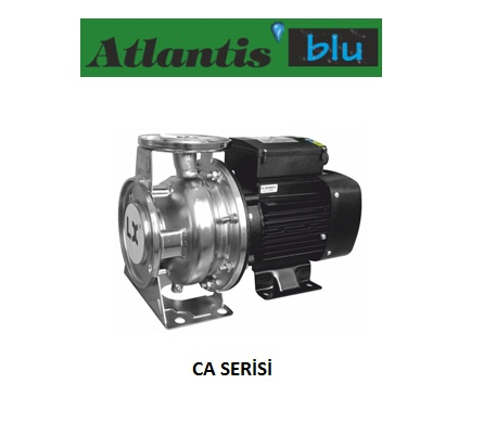 Atlantis CA 100-80/40T    40Hp 380V  Komple Paslanmaz Çelik Flanş Bağlantılı Santrifüj Pompa