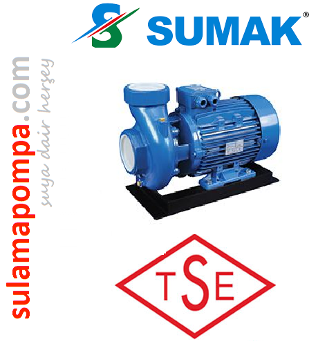 SUMAK SMT750/4-S 7,5 HP 380W SICAK SU SANTRİFÜJ POMPA