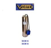 Vortex SCM 6  1.5 Hp 220V Çelik Gövdeli Keson Kuyu ve Depo İçi Dalgıç Pompa (Noril Fanlı-Panolu, Açık Keson Kuyu) - Aisi 304