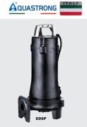 Aquastrong  32 EDSP 3.6-17-1.1 L/QG       1.1kW 380V  Komple Döküm Parçalayıcı Çarklı Atık Su Foseptik Dalgıç Pompa