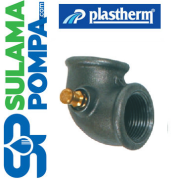 PLASTHERM 1'' NİPELLİ TEST DİRSEĞİ