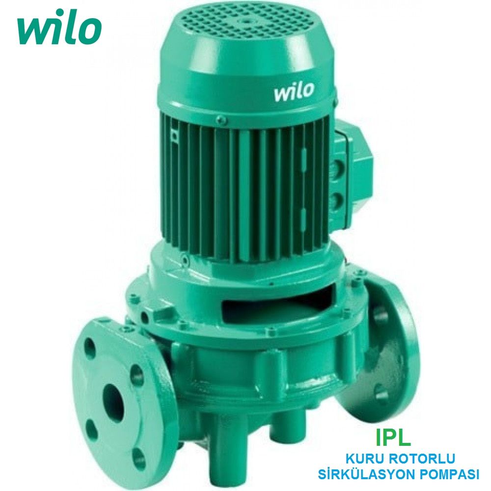 Wilo IPL50/105-0.75/2  0.75kW 380V  İnline Tip Flanşlı Kuru Rotorlu Sirkülasyon Pompası