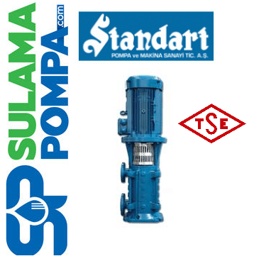 STANDART SKM-V 50/2  15,HP 380V DİKEY MONOBLOK ÇOK KADEMELİ POMPA