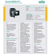 Wilo Stratos MAXO 80/0.5-12 PN10-R7  DN80 Flanşlı Tip Frekans Kontrollü Sirkülasyon Pompası