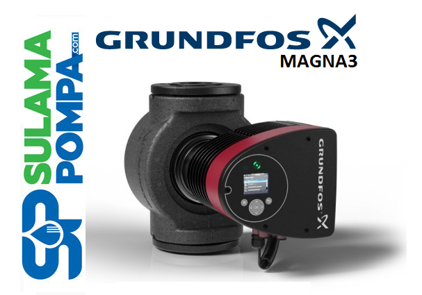 GRUNDFOS MAGNA3 80-120 F 360mm PN6 DN80 FREKANS KONVERTÖRLÜ FLANŞLI TİP SİRKÜLASYON POMPASI-97924310