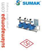 SUMAK SMKTC750  3X7,5 HP 380W ÜÇ POMPALI EMİŞLİ ÇİFT KADEMELİ HİDROFOR