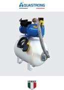 Aquastrong  CH 24 WJ 60      0.6Hp 220V   24 Litre  Yatık Tanklı Jet Paket Hidrofor