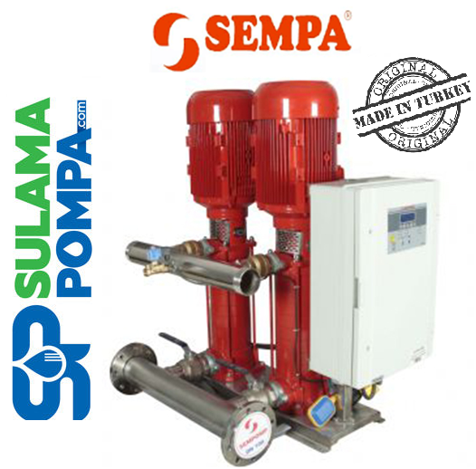 SEMPA SPL A 50-05x2 5.5 HP 380V ÇİFT POMPALI YANGIN HİDROFORU