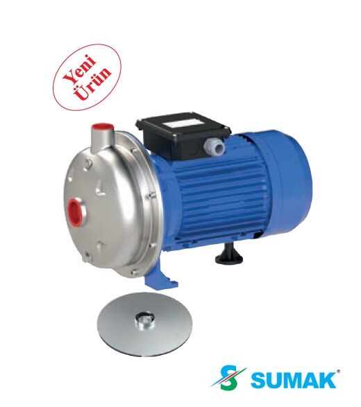 Sumak SMINOX/K-100/1T 1Hp 380V  Paslanmaz Santrifüj Pompa - Aisi 304