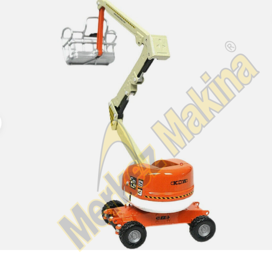 KAIDIWEI 625023 1:87 Yükselen Platformlu İş Aracı Maketi  Orange