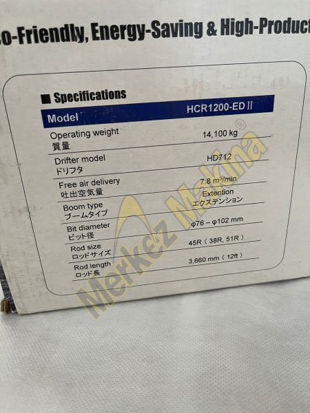 FURUKAWA HYDRAULIC CRAWLER DRILL HCR 1200-ED2