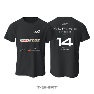 Alpine F1 Team: Black Edition 2021 Tişört