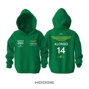 Aston Martin F1 Team: Verdant Crew Edition 2023 Kapüşonlu Hoodie