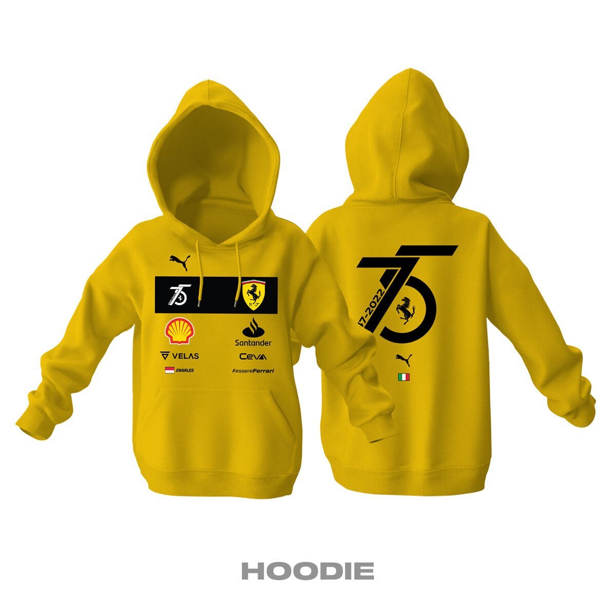 Scuderia Ferrari: Monza Edition 2022 Kapüşonlu Hoodie