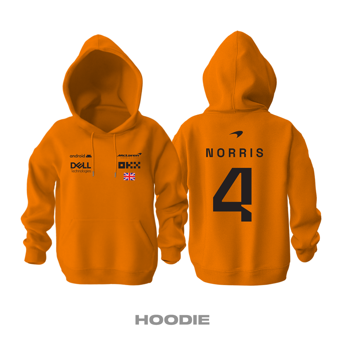 McLaren F1 Team: Orange Crew Edition 2023 Kapüşonlu Hoodie