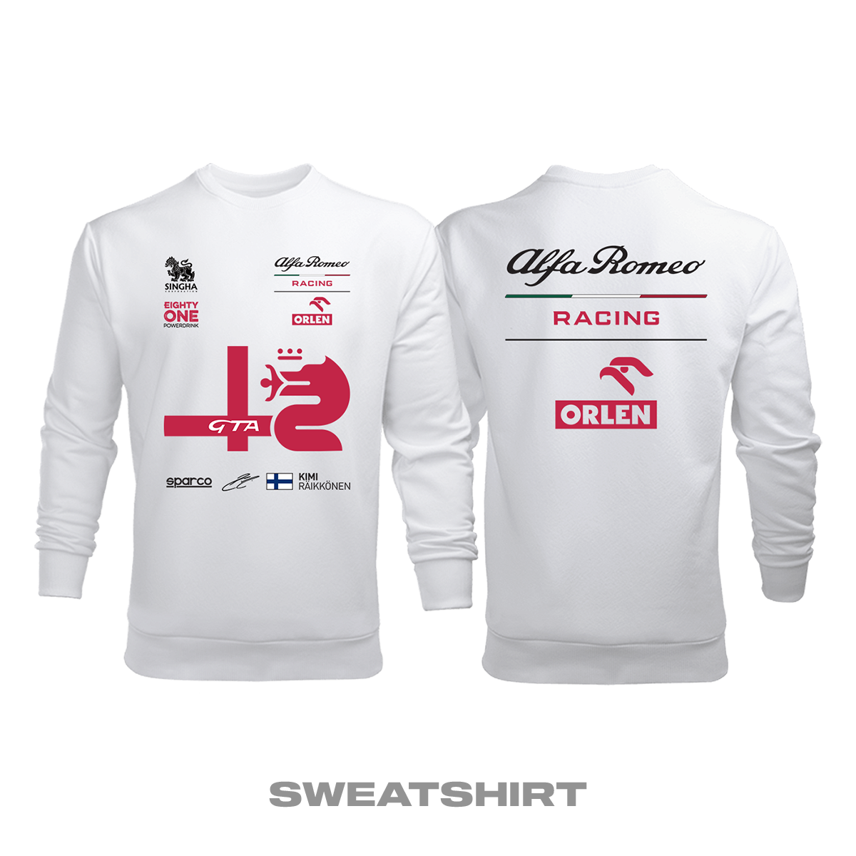 Alfa Romeo Racing: White Edition 2021 Sweatshirt