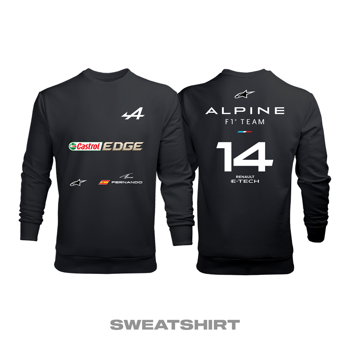 Alpine F1 Team: Black Edition 2021 Sweatshirt