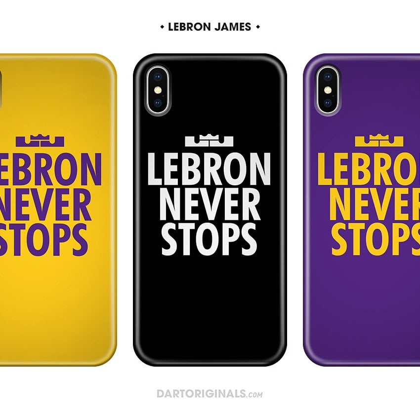 LeBron Never Stops - Telefon Kılıfı