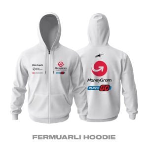 Haas F1 Team: VF-24 Edition Fermuarlı Hoodie