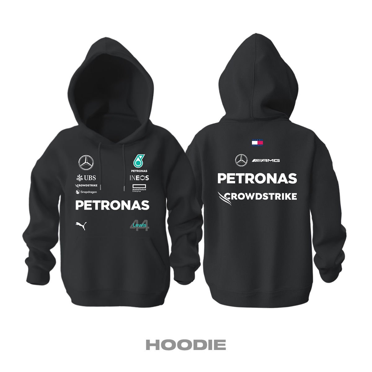 AMG Petronas F1 Team: W15 Edition Kapüşonlu Hoodie
