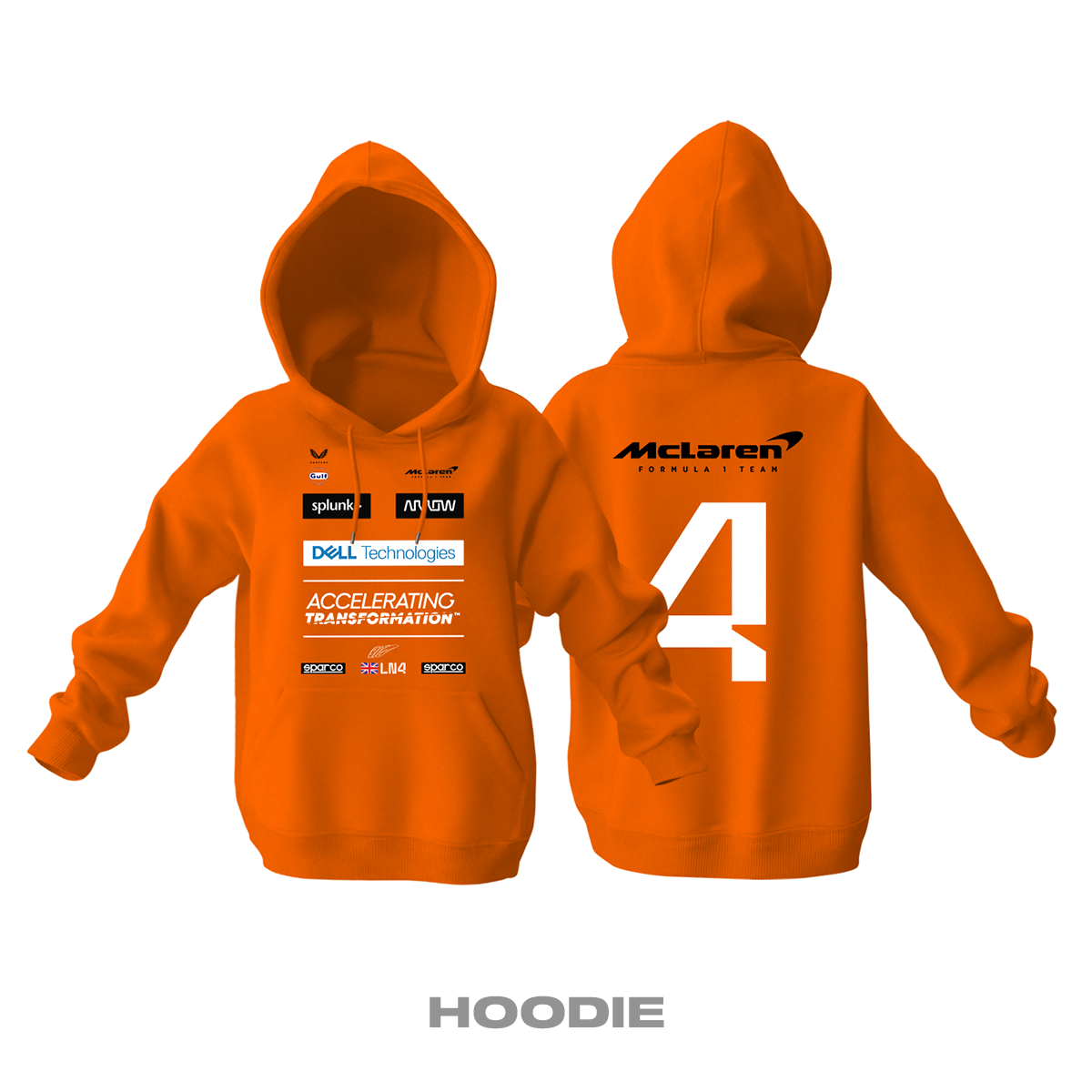 McLaren F1 Team: Orange Edition 2022 Kapüşonlu Hoodie