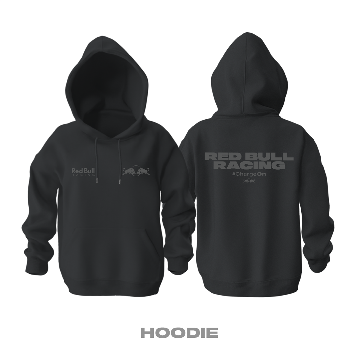 Oracle Racing: Black Edition Kapüşonlu Hoodie