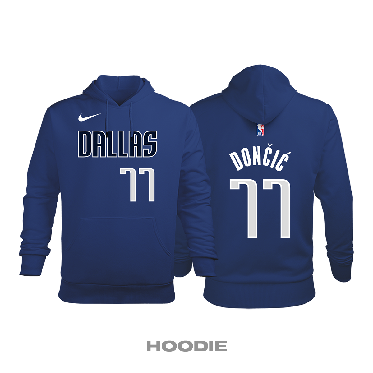 Dallas Mavericks: Icon Edition 2017/2018 Kapüşonlu Hoodie