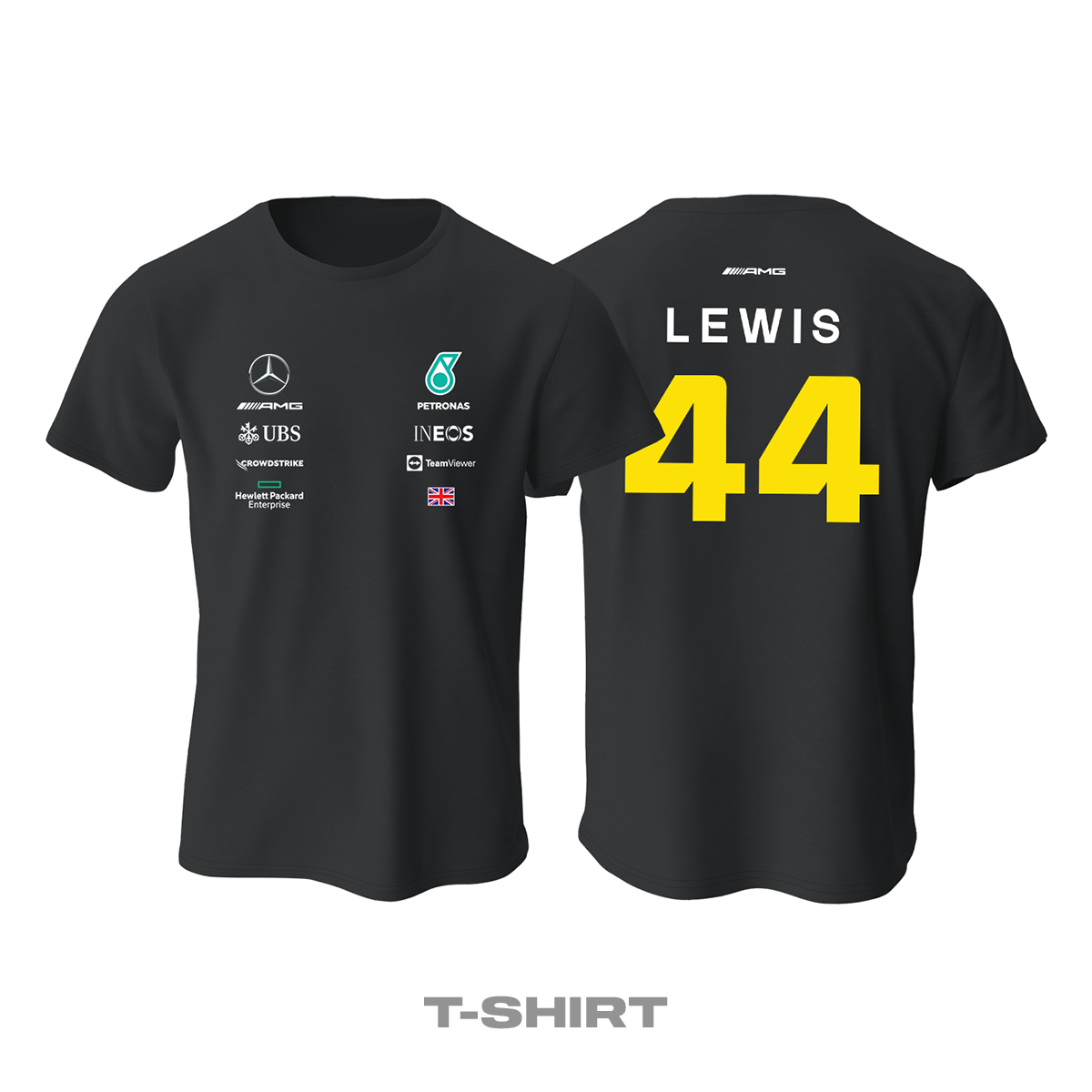 AMG Petronas F1 Team: W14 Black Crew Edition 2023 Tişört