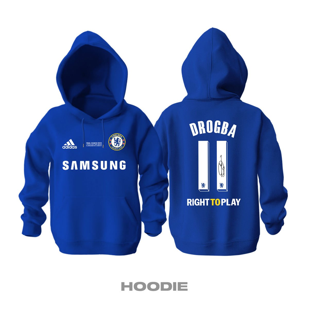 Chelsea: Home Edition 2012 - Champions League Kapüşonlu Hoodie