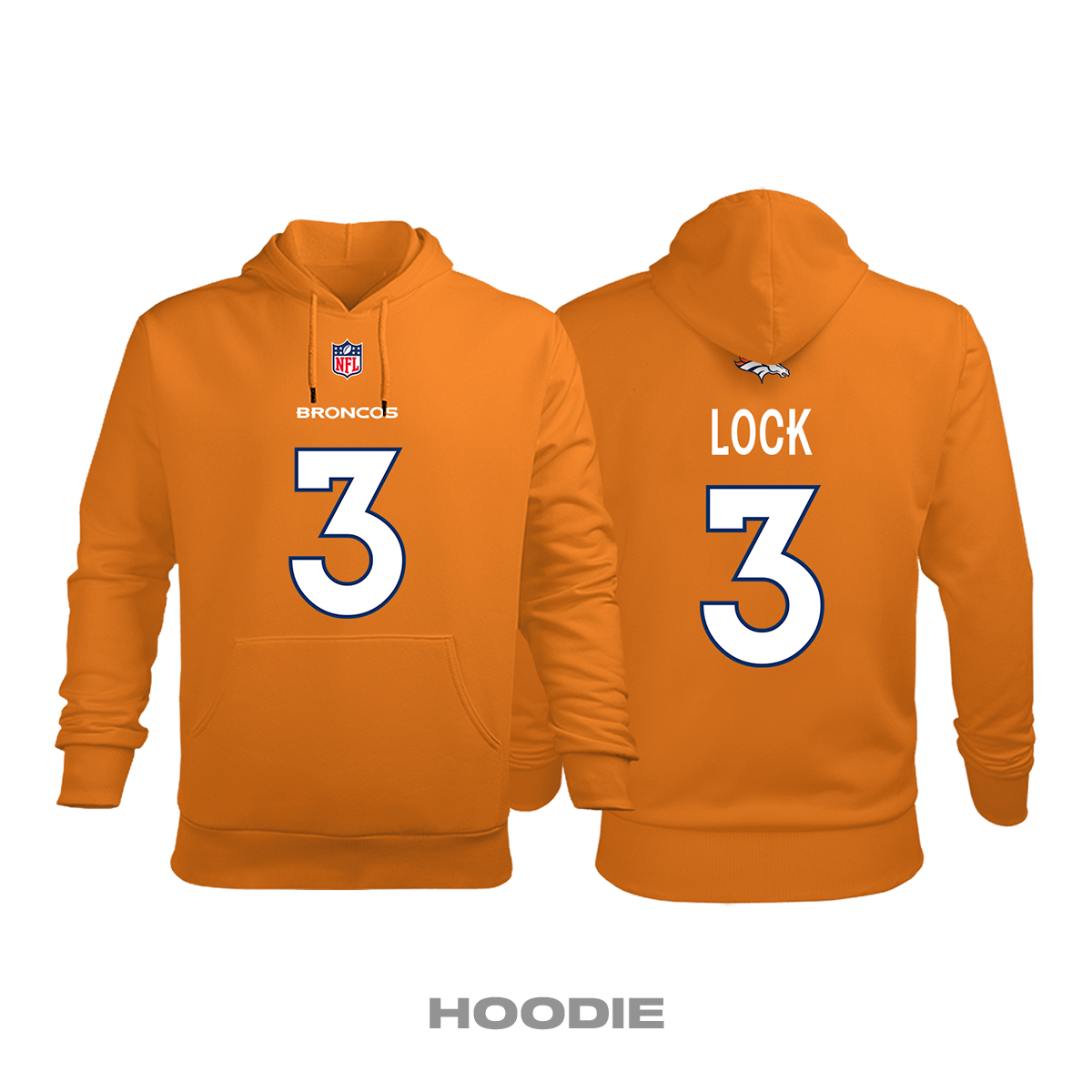 Denver Broncos: Home Edition 2020/2021 Kapüşonlu Hoodie