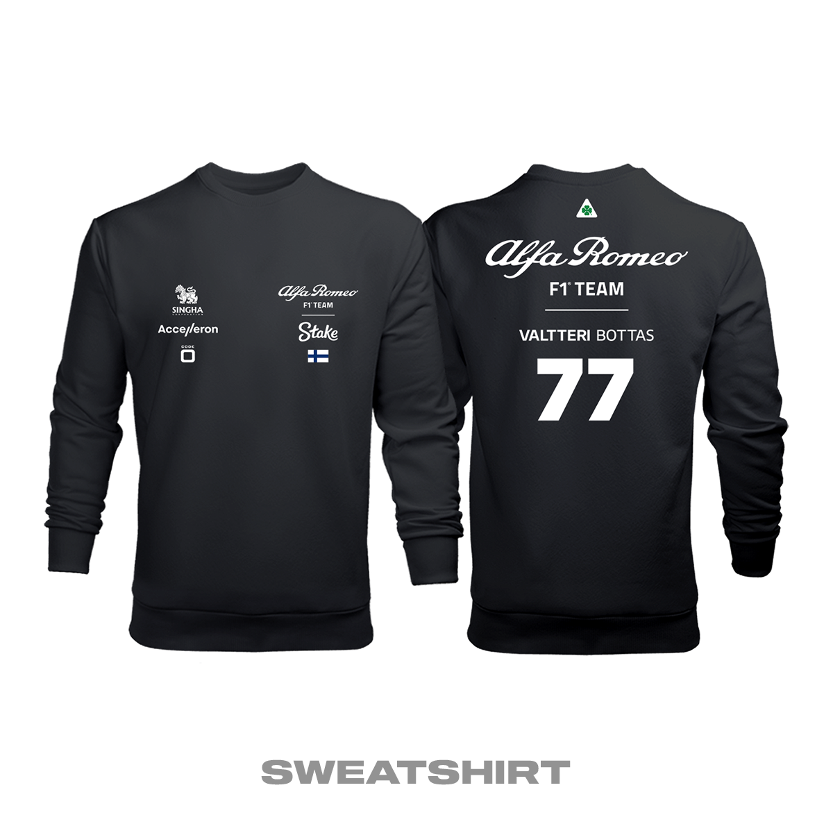 Alfa Romeo Racing: Black Crew Edition 2023 Sweatshirt