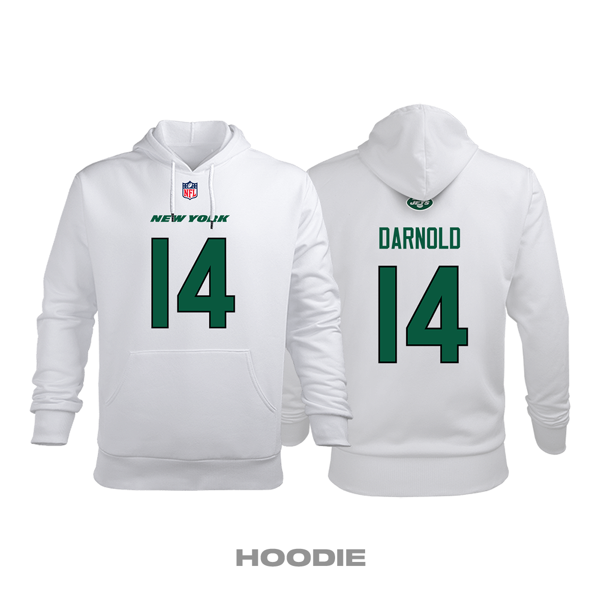 New York Jets: Road Edition 2020/2021 Kapüşonlu Hoodie