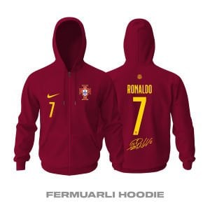 Portugal: Home Edition 2022™ Fermuarlı Kapüşonlu Hoodie