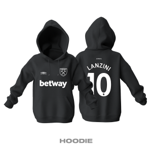 West Ham United: Third Edition 2021/2022 Kapüşonlu Hoodie