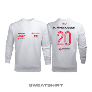 Haas F1 Team: White Crew Edition 2023 Sweatshirt
